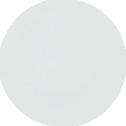 Assiette plate ronde blanche