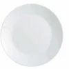 Assiette plate ronde Ø25cm Luminarc opale blanche