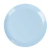Assiette plate ronde Luminarc unie bleu clair Diwali