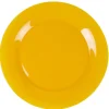 Assiette plate ronde Luminarc unie jaune moutarde Zana