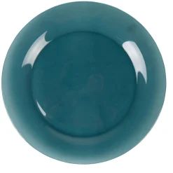 Assiette plate ronde Luminarc unie bleu foncé Zana