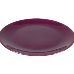Assiette plate violette