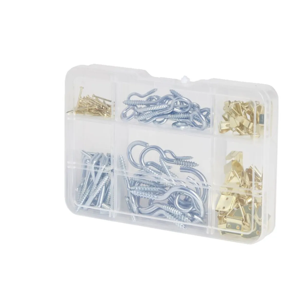 Assortiment de 140 crochets en métal