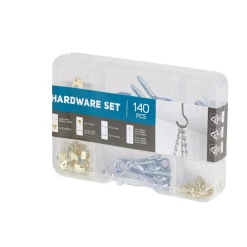 Assortiment de 140 crochets en métal