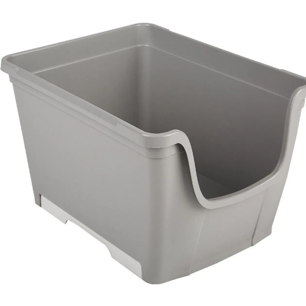 Bac à bec empilable taupe 14 L