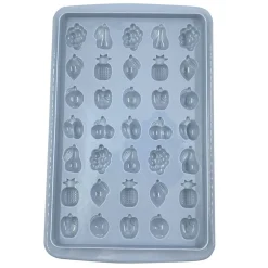 Bac à glaçons forme fruit avec réservoir et pelle