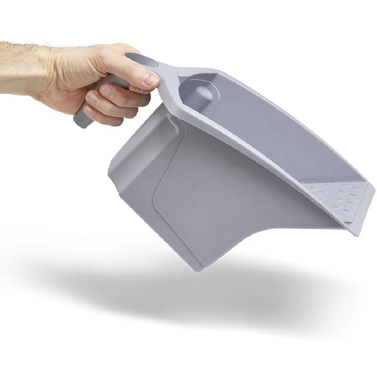 Bac à peinture avec poignée plastique gris