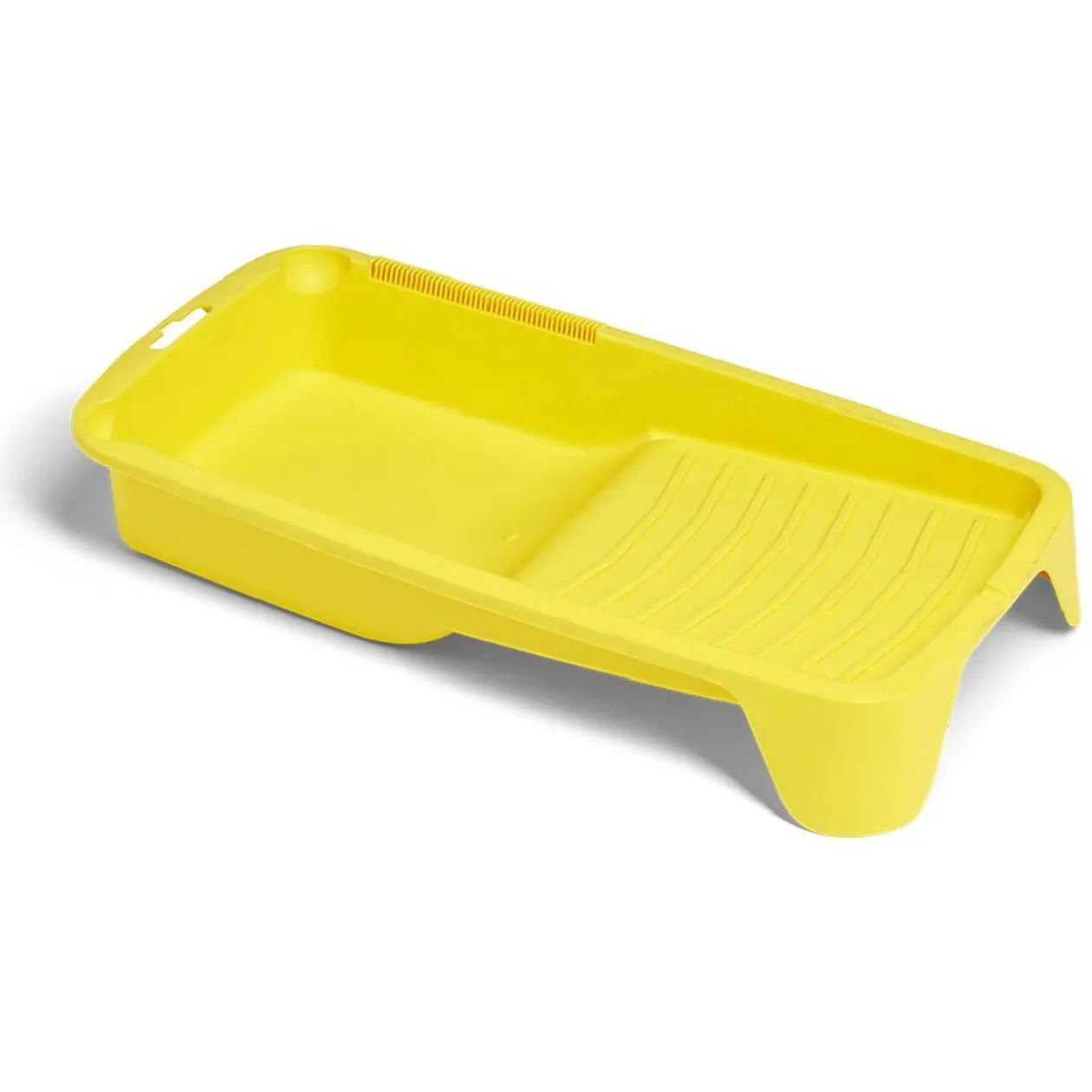 Bac à peinture plastique jaune