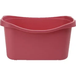 Bac à roulettes rose 90 L