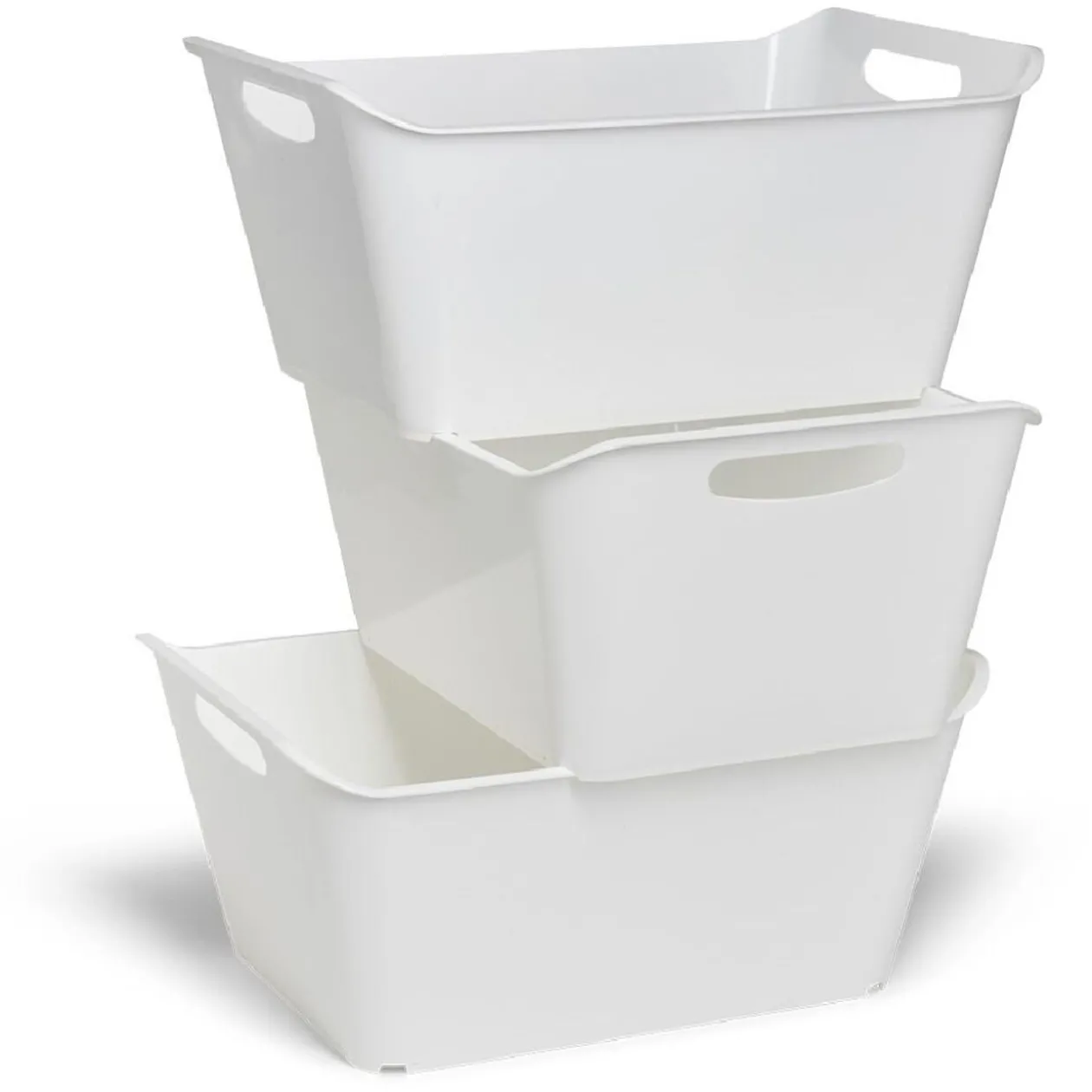 Bac de rangement 18L x3