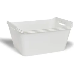 Bac de rangement 18L x3