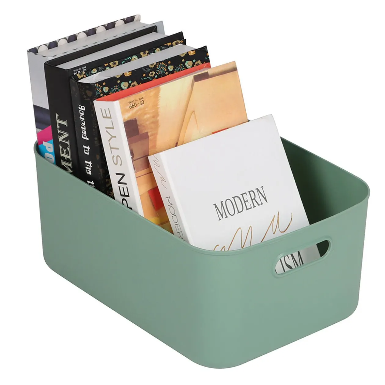 Bac de rangement plastique moyen modèle 14L