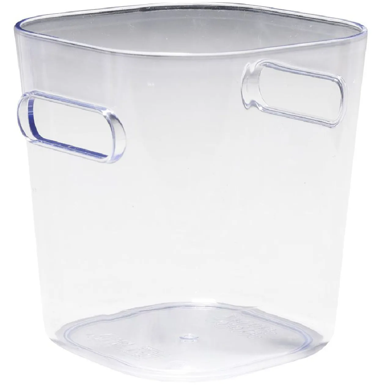 Bac de rangement transparent avec poignée