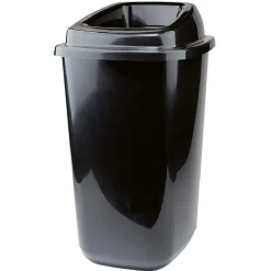 Bac de tri plastique noir 45L