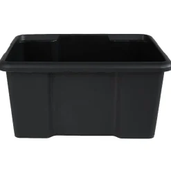 Bac en plastique noir 30 L