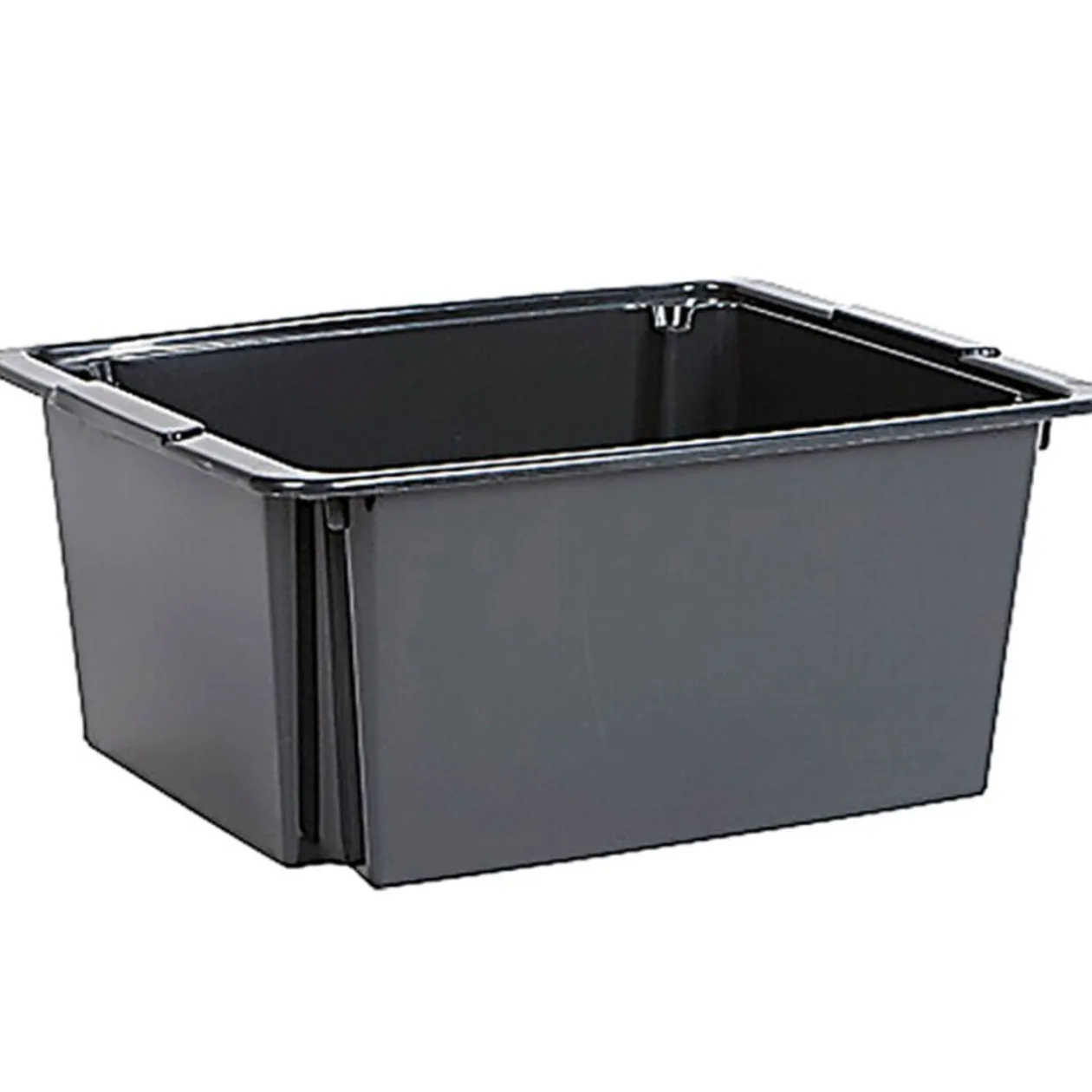 Bac plastique 14 L gris