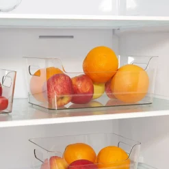 Bac rangement frigo 5L plastique transparent 27,2x18,7xH11cm