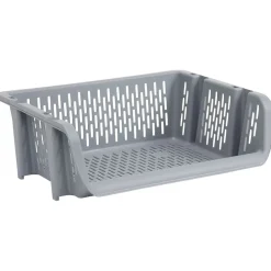 Bac superposable large en plastique 39x30,5xH13cm