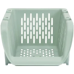 Bac superposable étroit en plastique 31x20,5xH13,5cm