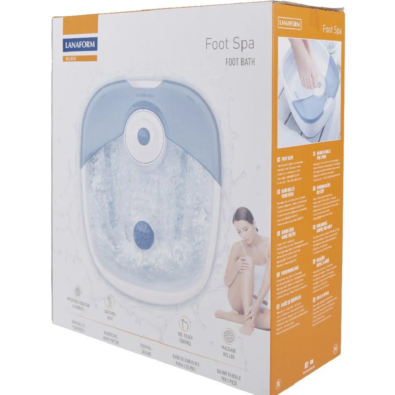 Bain à bulles pour pieds