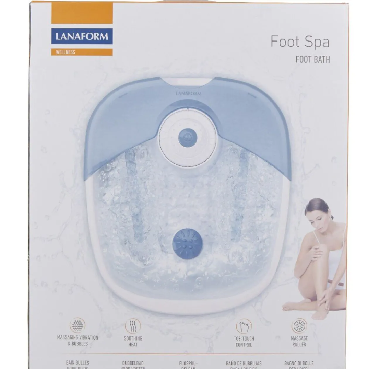 Bain à bulles pour pieds