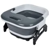 Bain de pied pliable blanc