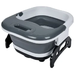 Bain de pied pliable blanc