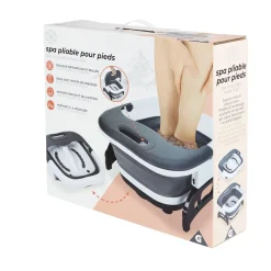 Bain de pied pliable blanc