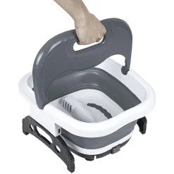 Bain de pied pliable blanc