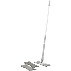 Balai essoreur et 2 recharges Tourbimop blanc et gris