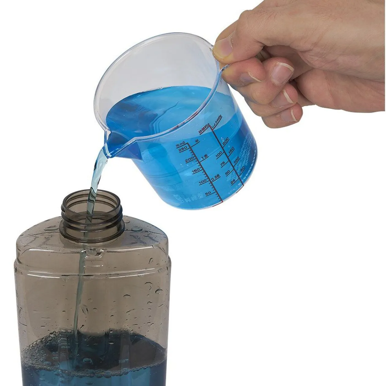 Balai magique ramasse miettes avec spray bleu 2 en 1