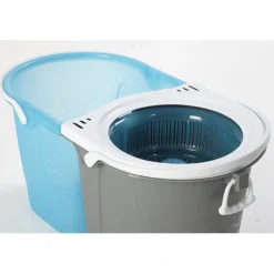 Balai magique seau essoreur bleu gris