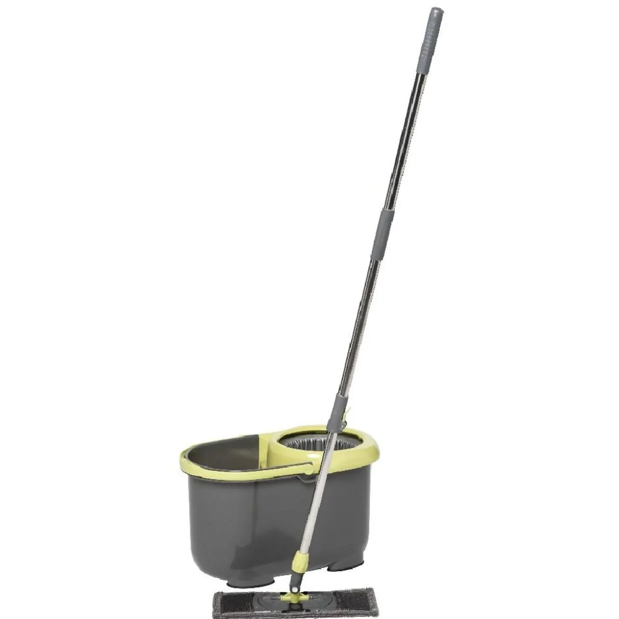 Balai magique serpillère seau essoreur gris et vert