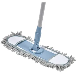 Balai plat avec manche télescopique L120 cm