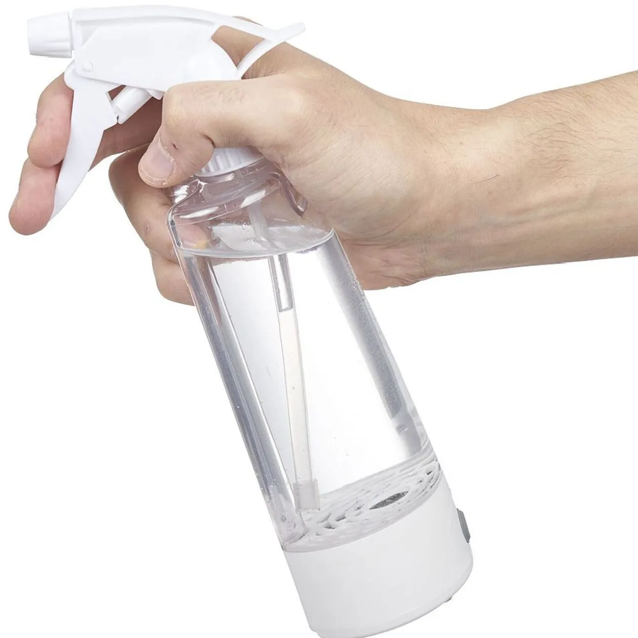 Balai spray anti bactérien avec système d'électrolyse