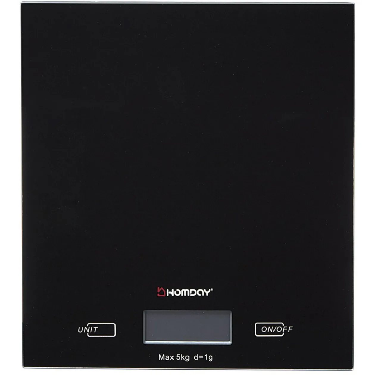Balance de cuisine électronique et tactile noire Homday