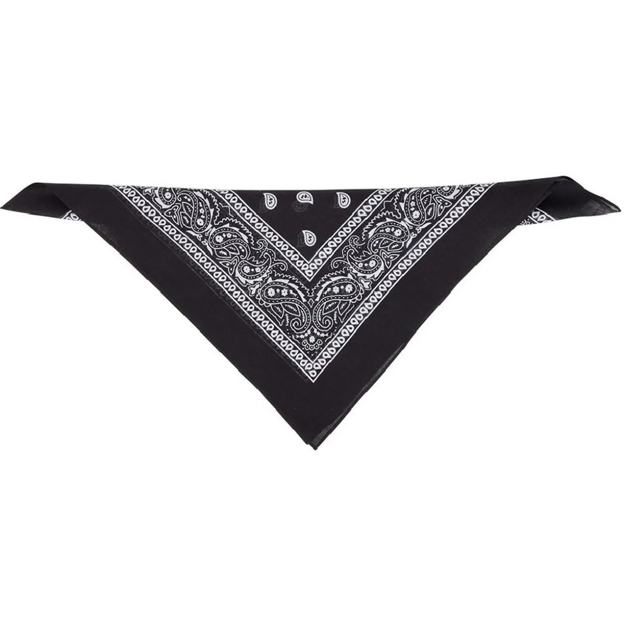 Bandana motif paisley coloré 100% coton 53x53cm