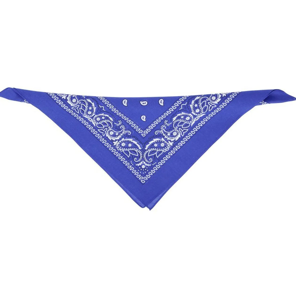 Bandana motif paisley coloré 100% coton 53x53cm