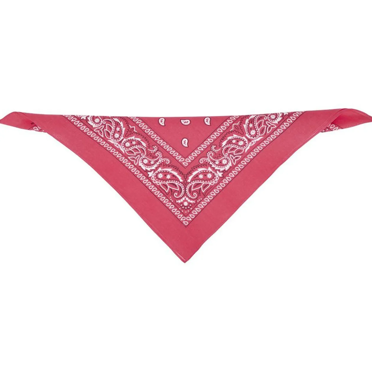 Bandana motif paisley coloré 100% coton 53x53cm