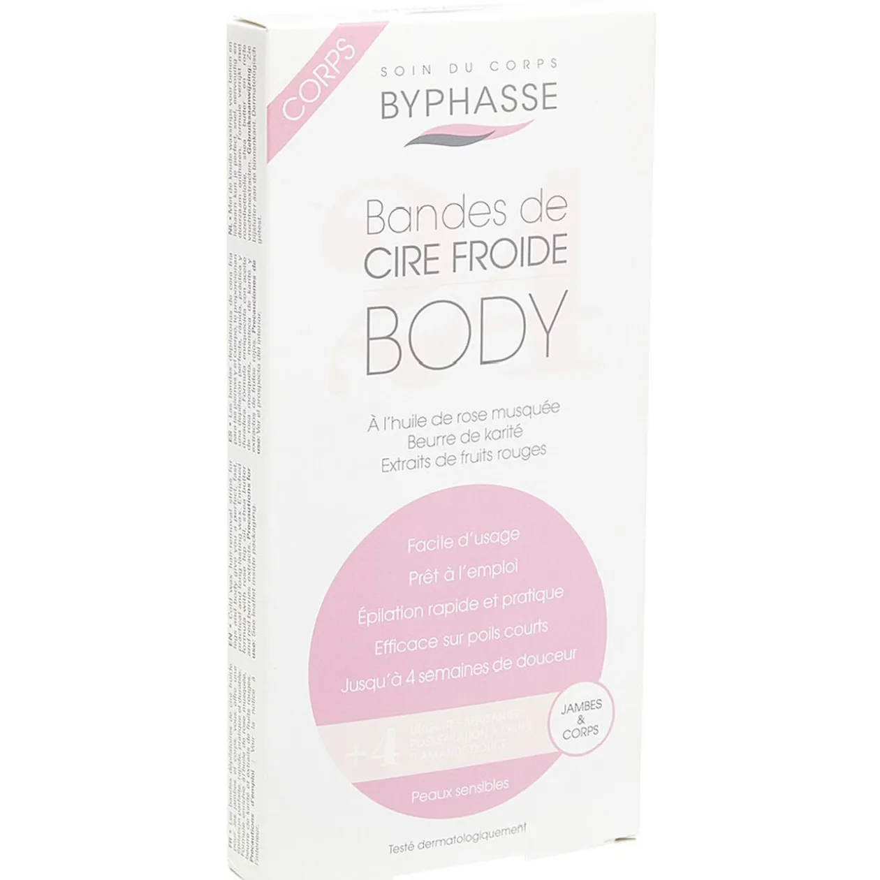 Bande de cire froide x24 jambes et corps peaux sensibles