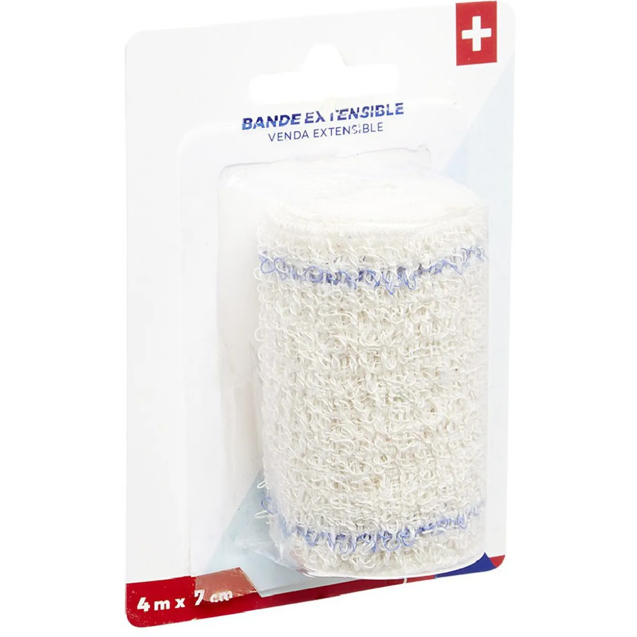 Bande de soutien extensible en coton L400x7cm