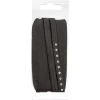 Bandeau + headband noir pvc