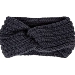 Bandeau en laine uni gris