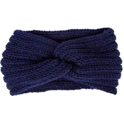 Bandeau en laine uni gris