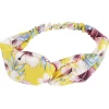 Bandeau jaune imprimé tropical