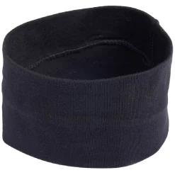 Bandeau large maille noir