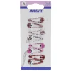 Barrette clic clac enfant fantaisie x8