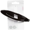 Barrette large design crocodile grand modèle noir