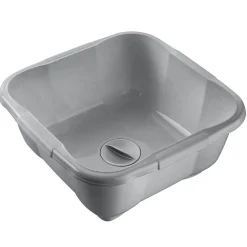 Bassine avec bouchon 9,6 L grise