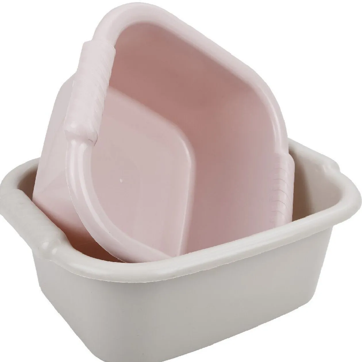 Bassine carrée bleu vert x2